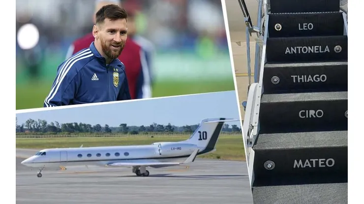 Así es el lujoso avión privado de Messi en el que viajó con Suárez