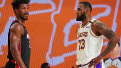 Jimmy Butler y LeBron James se dijeron de todo en las finales de NBA