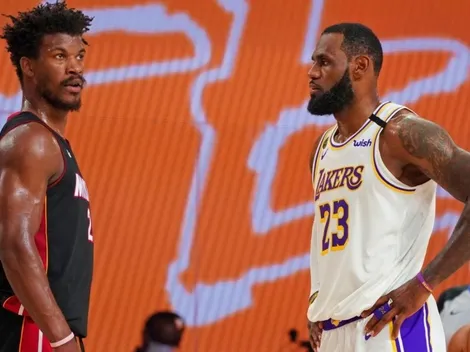 La pelea entre LeBron James y Jimmy Butler en Juego 3 de Finales en NBA