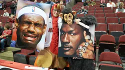 LeBron James y Michael Jordan