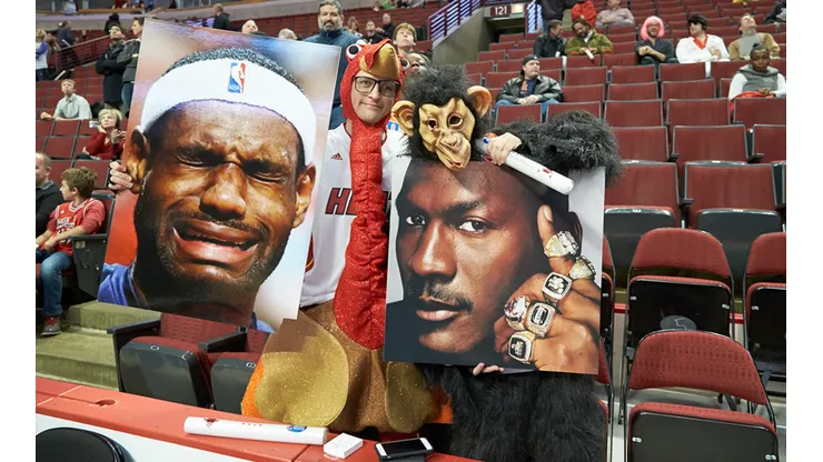 LeBron James y Michael Jordan