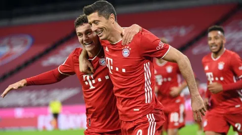 Con un póker de Lewandowski, Bayern Múnich le ganó 4 a 3 al Hertha Berlin
