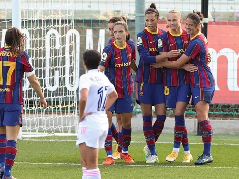 Barcelona goleó al Real Madrid en el primer Superclásico del fútbol femenino español