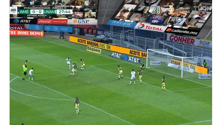 Pura clase: el golazo de Vigón para adelantar a Pumas en Clásico Capitalino