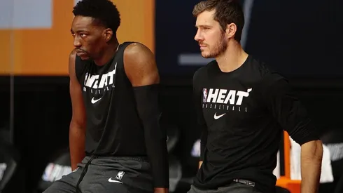 Bam Adebayo y Goran Dragic, Finales NBA