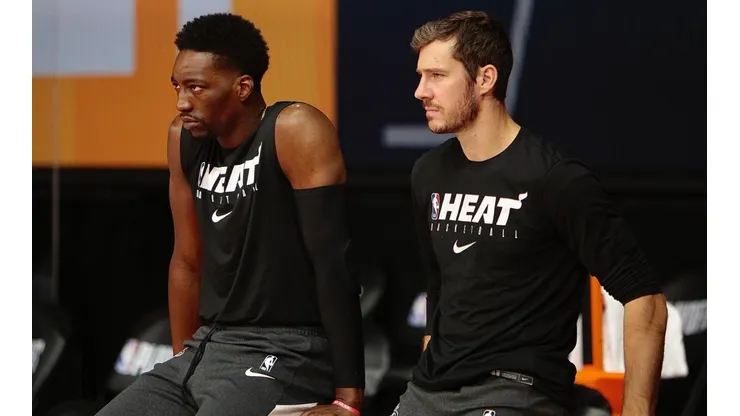 Bam Adebayo y Goran Dragic, Finales NBA