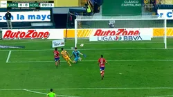 Leo Fernández tuvo en sus pies un golazo.