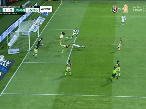 Golazo de palomita de Iturbe para que Pumas le gane a América