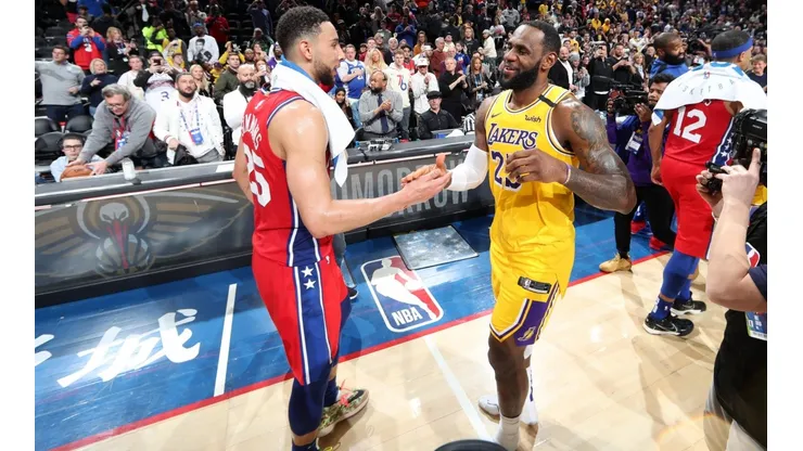 LeBron James y Ben Simmons