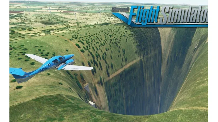 Descubren un agujero negro en el mundo de Microsoft Flight Simulator