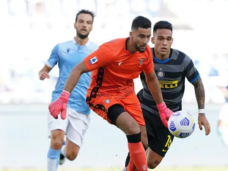 Una roja por lado: Lazio e Inter empataron en un duelo picante por la Serie A