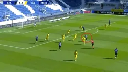 Nivel de Selección Argentina: golazo del Papu Gómez desde afuera del área