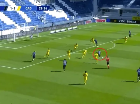 Nivel de Selección Argentina: golazo del Papu Gómez desde afuera del área