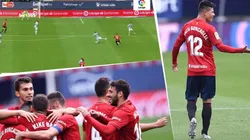 Locura de gol de Roncaglia en la Liga Española contra Celta de Vigo