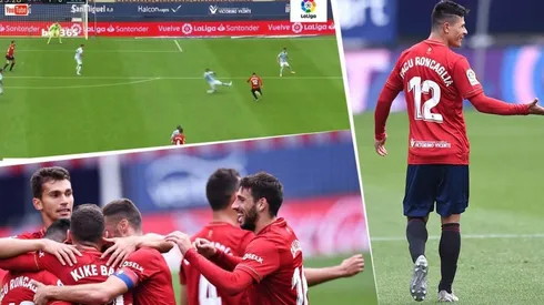 Locura de gol de Roncaglia en la Liga Española contra Celta de Vigo