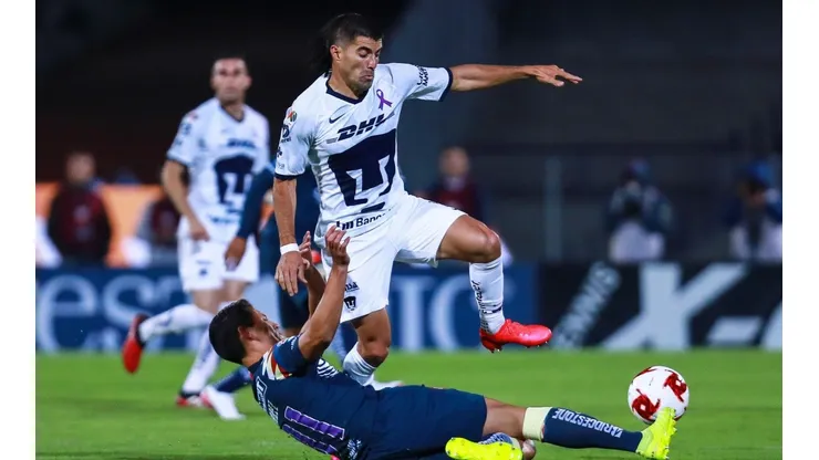 Pumas UNAM visita al América en el Estadio Azteca en el Clásico Capitalino del Guard1anes 2020 de la Liga MX. (Foto: Getty Images).