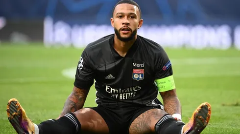 Memphis Depay en Olympique de Lyon.