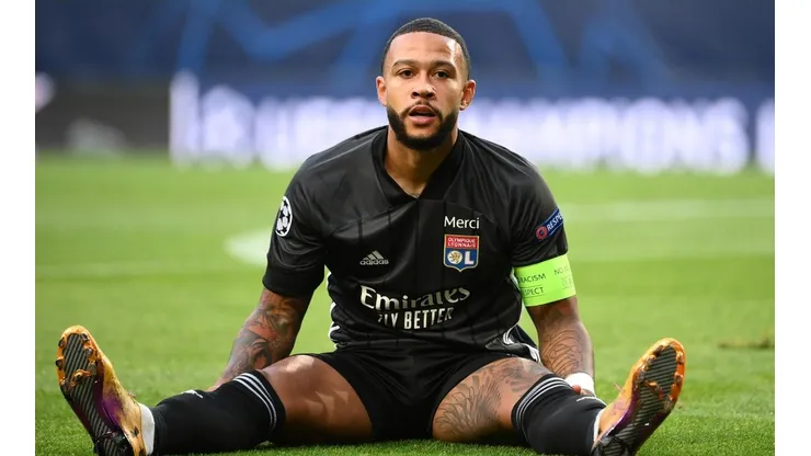Memphis Depay en Olympique de Lyon.