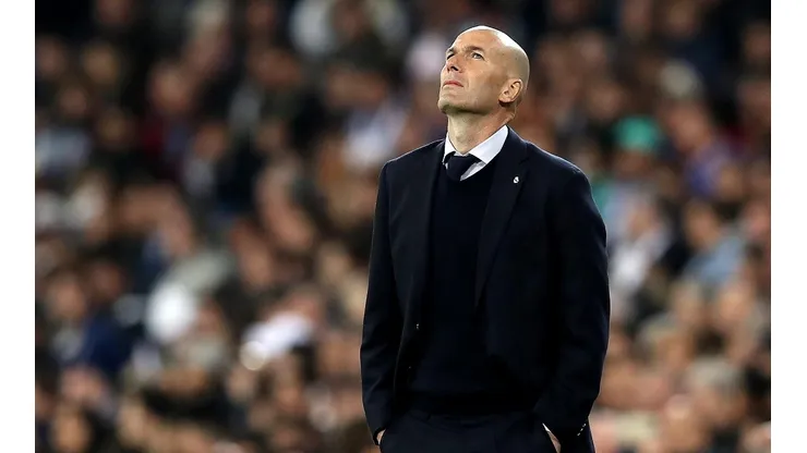 Zinedine Zidane, entrenador de Real Madrid.