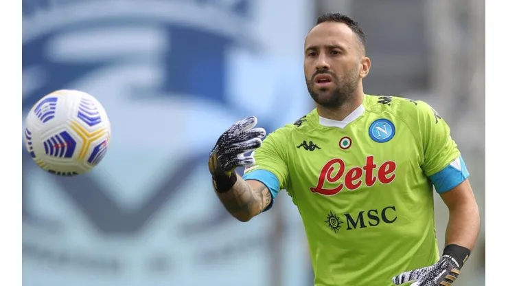 David Ospina, portero colombiano del Napoli de Italia.