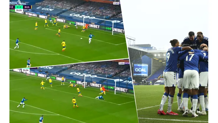 Así fue el gol de James Rodríguez contra el Brighton.
