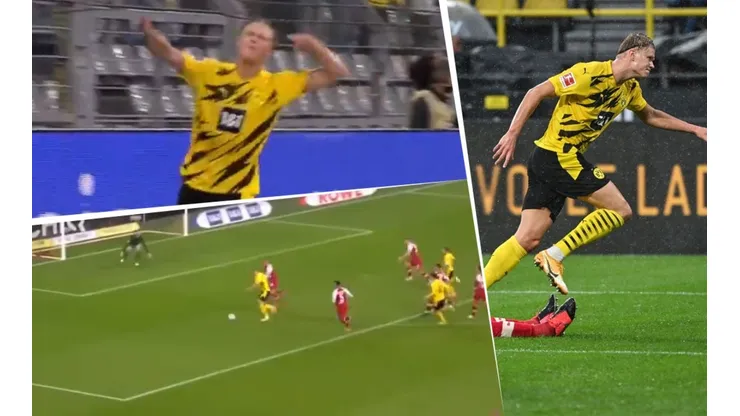 Ni desayunamos y ya Haaland metió un gol con Borussia Dortmund