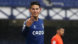 Foto de James Rodríguez, jugador de Everton.