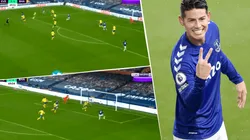 Foto de James Rodriguez, jugador de Everton.