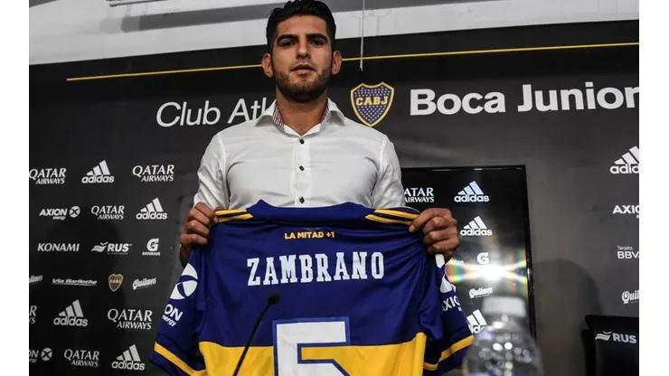 Carlos Zambrano suma cuatro partidos como titular en Boca Juniors.