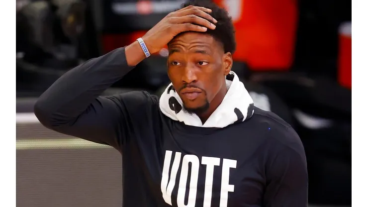 Bam Adebayo antes del Miami Heat ante Los Angeles Lakers