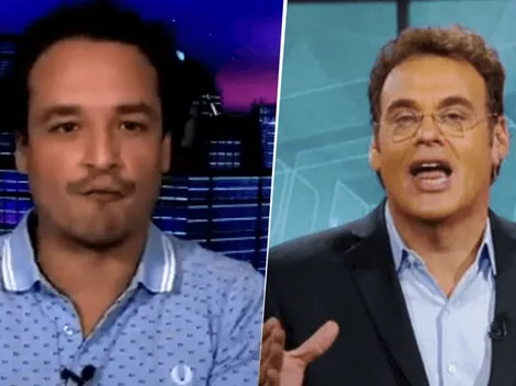 Tremendo cruce de David Faitelson y Mauricio Pedroza por el América - Pumas