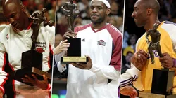 Michael Jordan, LeBron James y Kobe Bryant