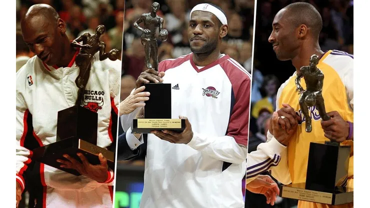 Michael Jordan, LeBron James y Kobe Bryant