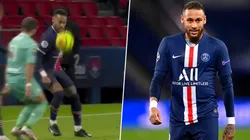 Neymar respondió con una pirueta estupenda.