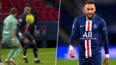 Neymar respondió con una pirueta estupenda.