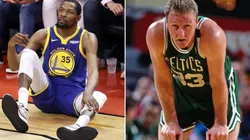 Kevin Durant y Larry Bird se lesionaron y alteraron la temporada de la NBA