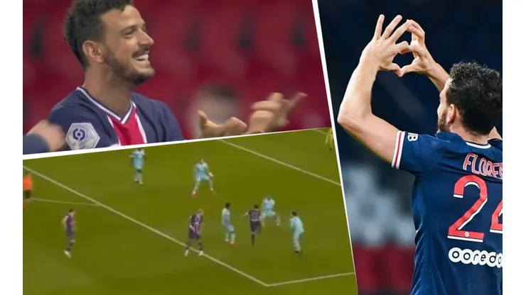 El primer gol de Florenzi con PSG es una locura: qué volea, por favor