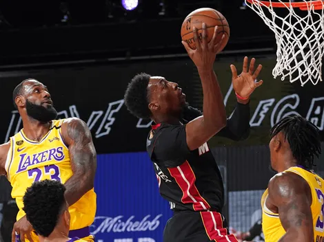 LeBron sonríe: Adebayo y Dragic, bajas para el segundo juego de las Finales