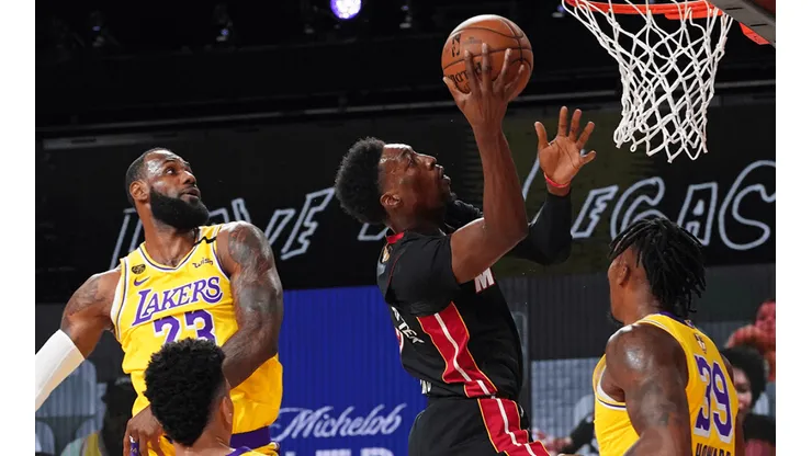 LeBron James y Bam Adebayo