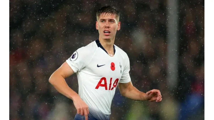 Juan Foyth durante su estadía en Tottenham Hotspur.