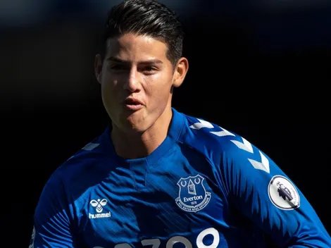 Malas noticias para James: salió el reporte de los lesionados del Everton