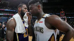 Zion Williamson y LeBron James