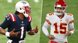 Cam Newton y Patrick Mahomes