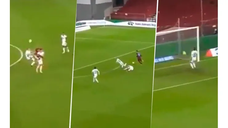 Pasó en la Europa League: con ustedes, el peor gol del año