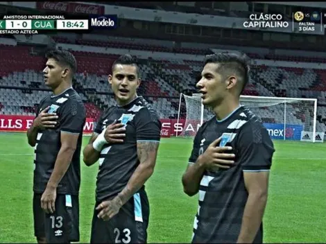 Chucho López se olvidó el himno de Guatemala y sus compañeros lo corrigieron