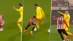 Cañazo a lo Román y golazo de afuera: esto hizo Benrahma para el Brentford