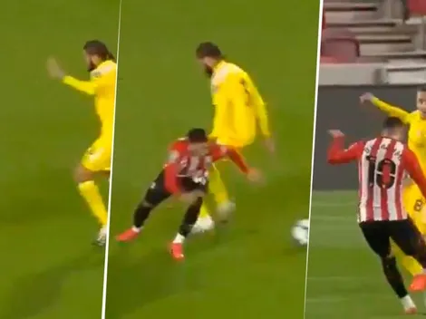 Cañazo a lo Román y golazo de afuera: esto hizo Benrahma para el Brentford