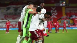 Lo tiene domado: Arsenal volvió a ganarle al Liverpool en penales y se metió en octavos