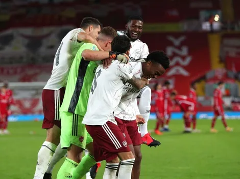 Lo tiene domado: Arsenal volvió a ganarle al Liverpool en penales y se metió en octavos