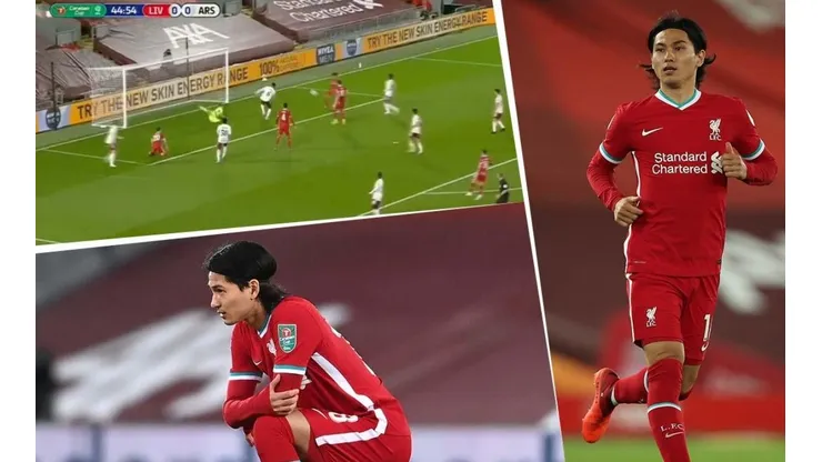 Video: el inexplicable fallo de Minamino en la Carabao Cup con el Liverpool